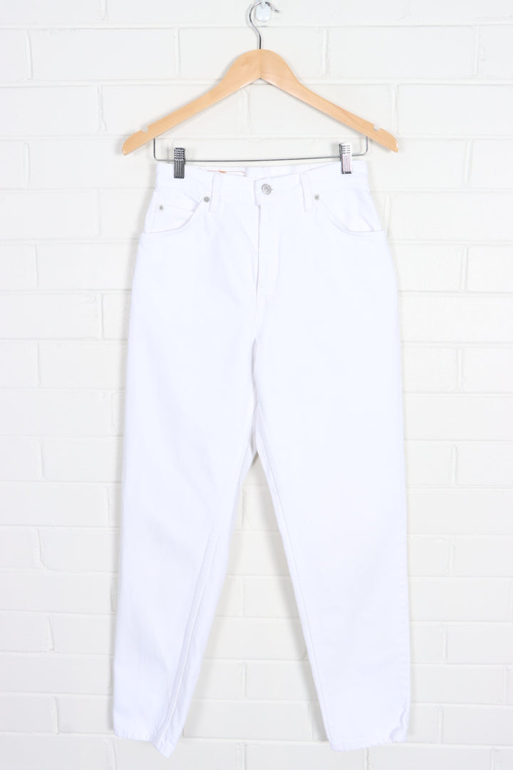 Vintage Orange Tag LEVI'S 951 White Jeans USA Made (Women's 6)