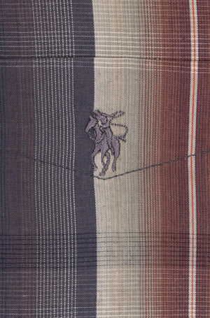 BOOTLEG Polo Jeans Madras Check Short Sleeve Shirt (L-XL)