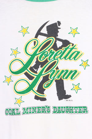 Loretta Lynn 'Coal Miner's Daughter' 1983 Tour Long Sleeve Raglan Tee (L)