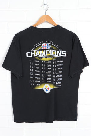 NFL Super Bowl Champions Pittsburgh Steelers Team Front Back Tee (L)