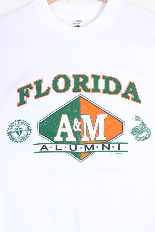 Florida A&M University Alumni Single Stitch Tee (M) - Vintage Sole Melbourne