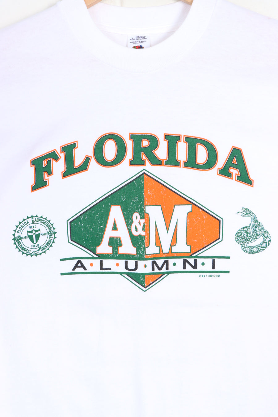 Florida A&M University Alumni Single Stitch Tee (M)