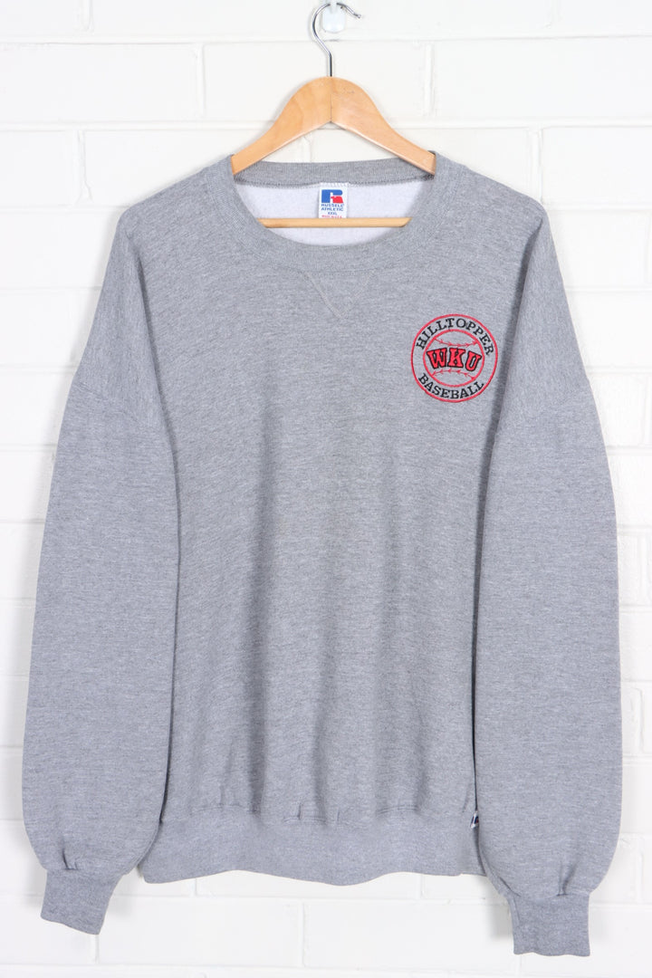 WKU Hilltopper Baseball RUSSELL ATHLETIC Sweatshirt USA Made (XXXL)