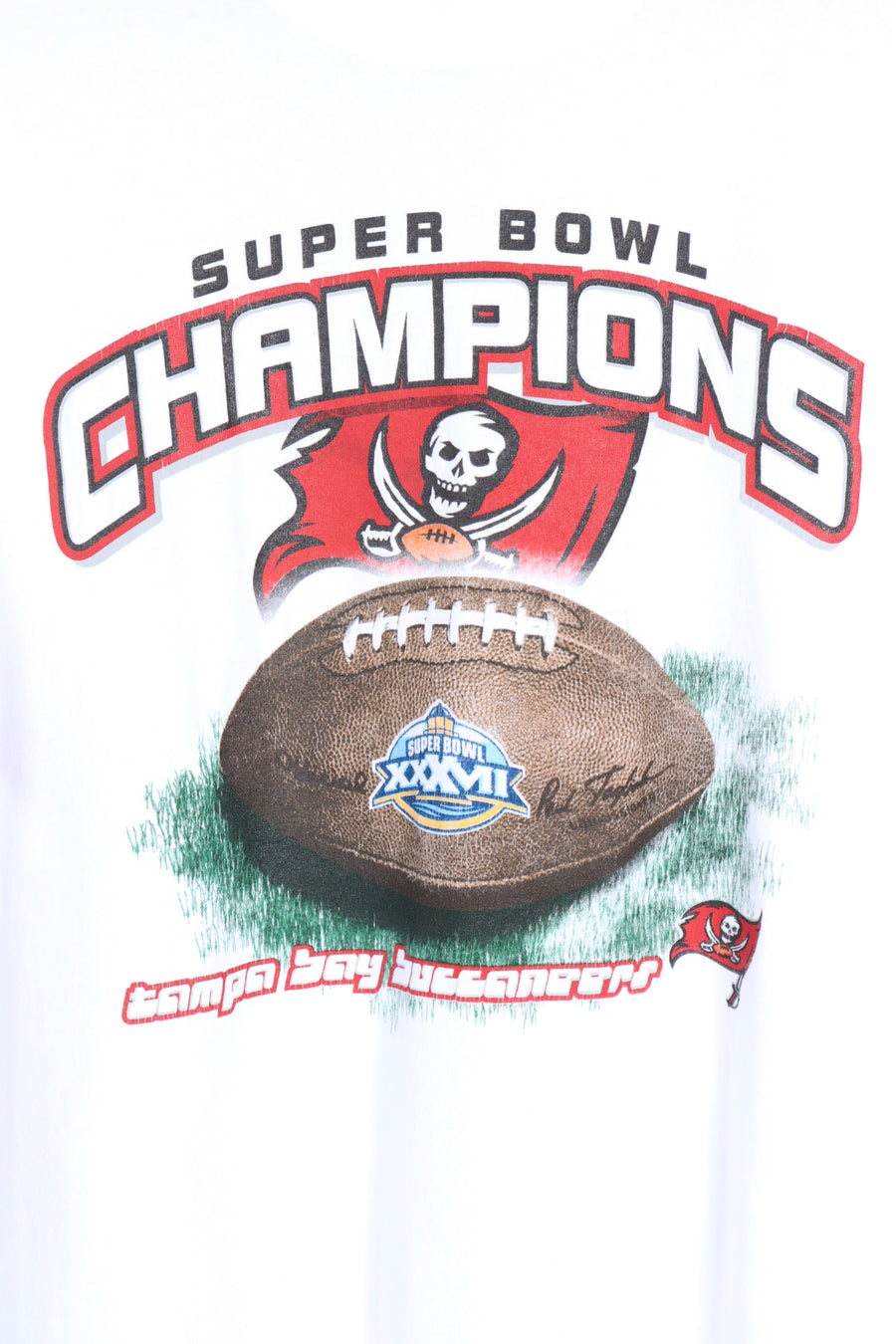 Super Bowl Champions Tampa Bay Buccaneers Football Graphic Tee (L) - Vintage Sole Melbourne
