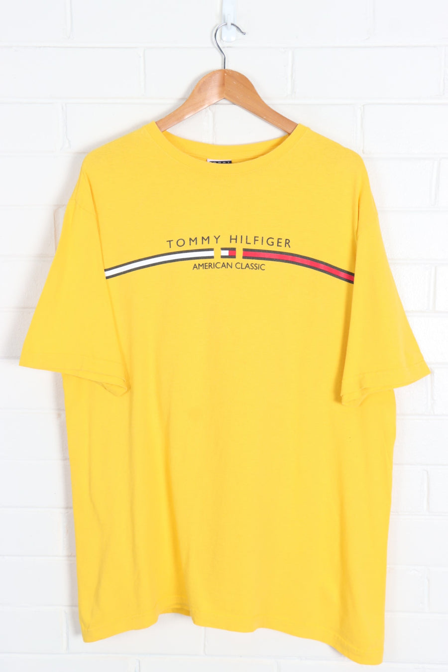 Yellow TOMMY HILFIGER 'American Classic' Graphic Tee (XL)