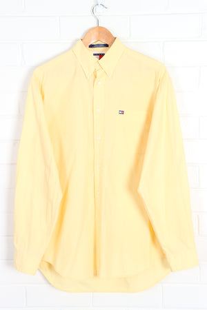 TOMMY HILFIGER Yellow Long Sleeve Shirt (XL) - Vintage Sole Melbourne