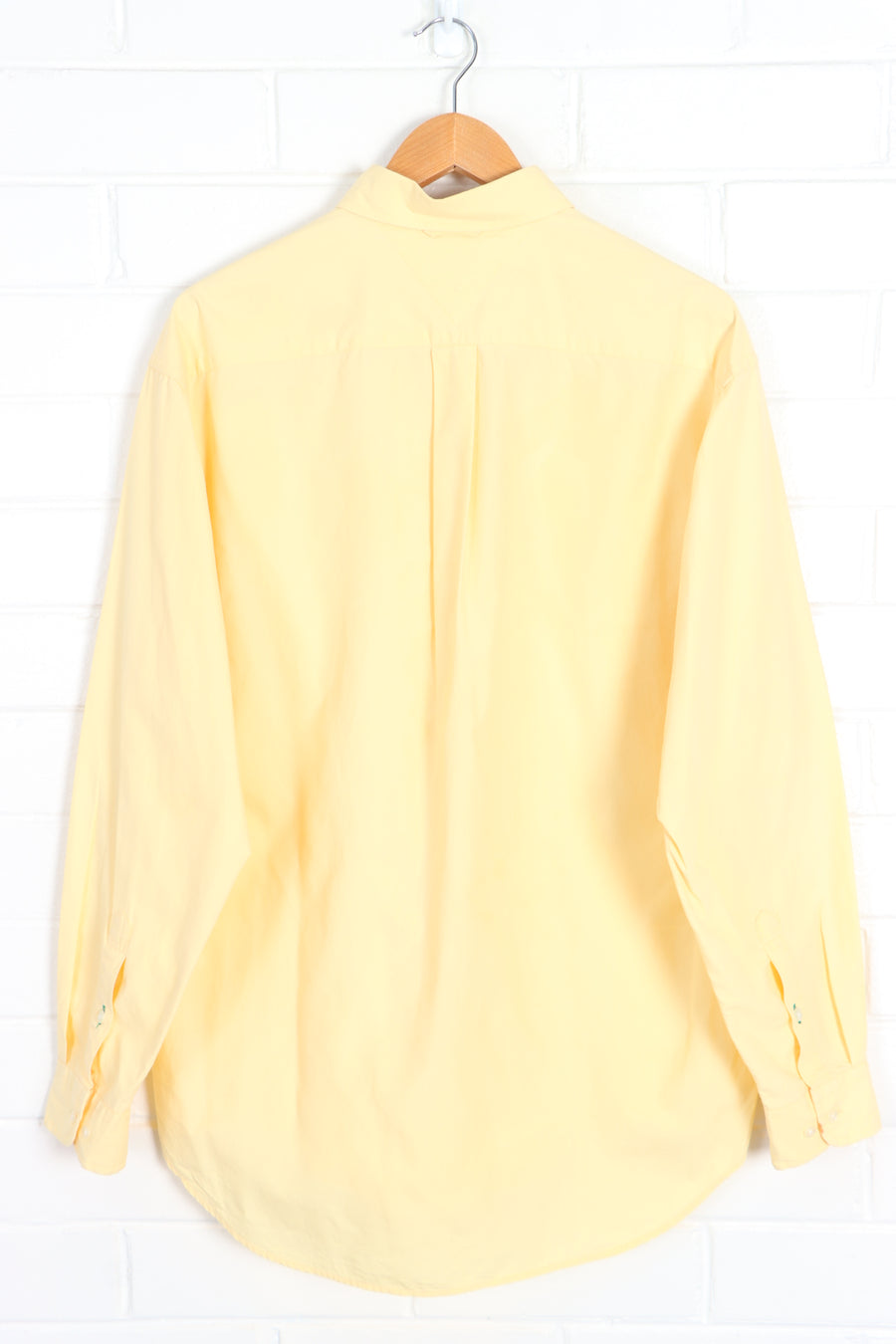 TOMMY HILFIGER Yellow Long Sleeve Shirt (XL) - Vintage Sole Melbourne