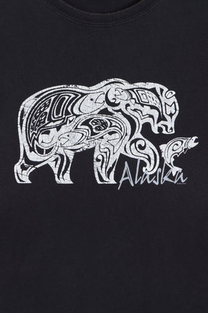 Alaska Inside Passage Bear & Fish T-Shirt (2XL)
