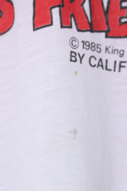 Vintage 1985 Popeye's Friends Cartoon Single Stitch Tee USA Made (S) - Vintage Sole Melbourne