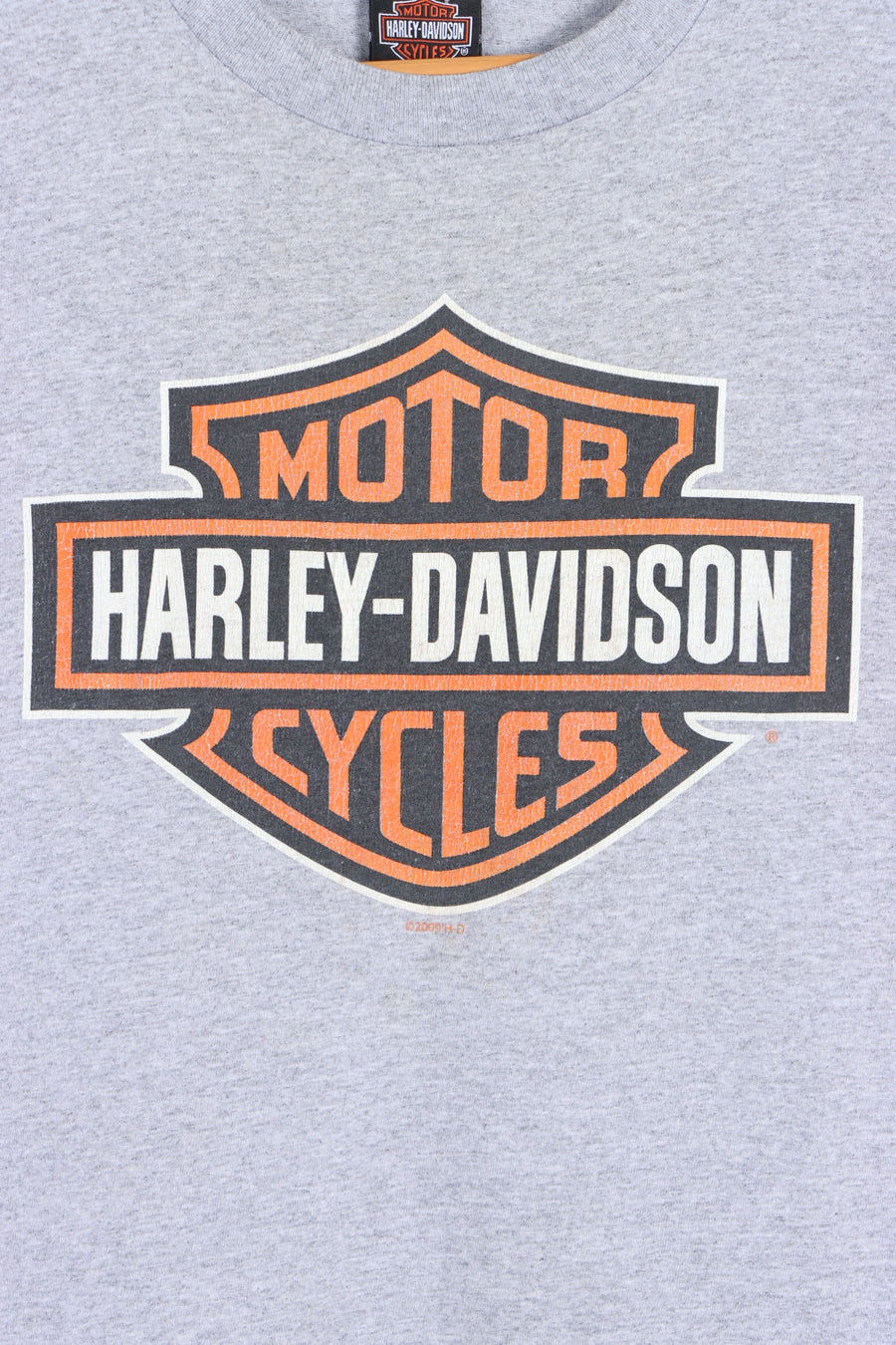 HARLEY DAVIDSON Daegu Korea Front Back Temple T-Shirt (M) - Vintage Sole Melbourne