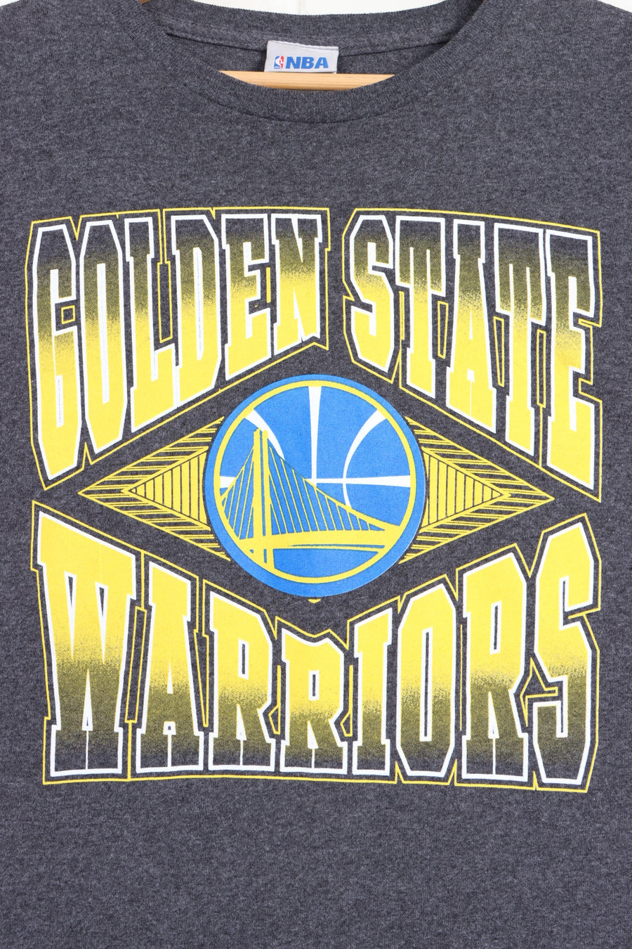 NBA Golden State Warriors Block Logo Tee (L)