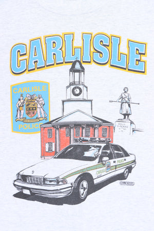 Carlisle Police 1994 Classic Car Single Stitch T-Shirt USA Made (XL)