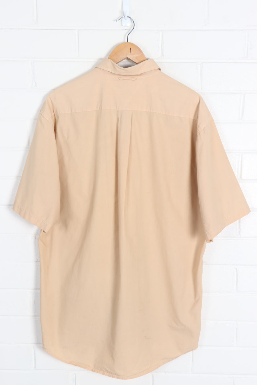 TOMMY HILFIGER Short Sleeve Button Up Shirt (XL) - Vintage Sole Melbourne