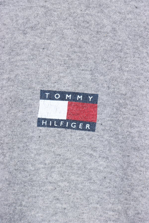 Grey TOMMY HILFIGER USA Made Logo T-Shirt (XL) - Vintage Sole Melbourne