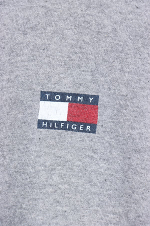 Grey TOMMY HILFIGER USA Made Logo T-Shirt (XL)