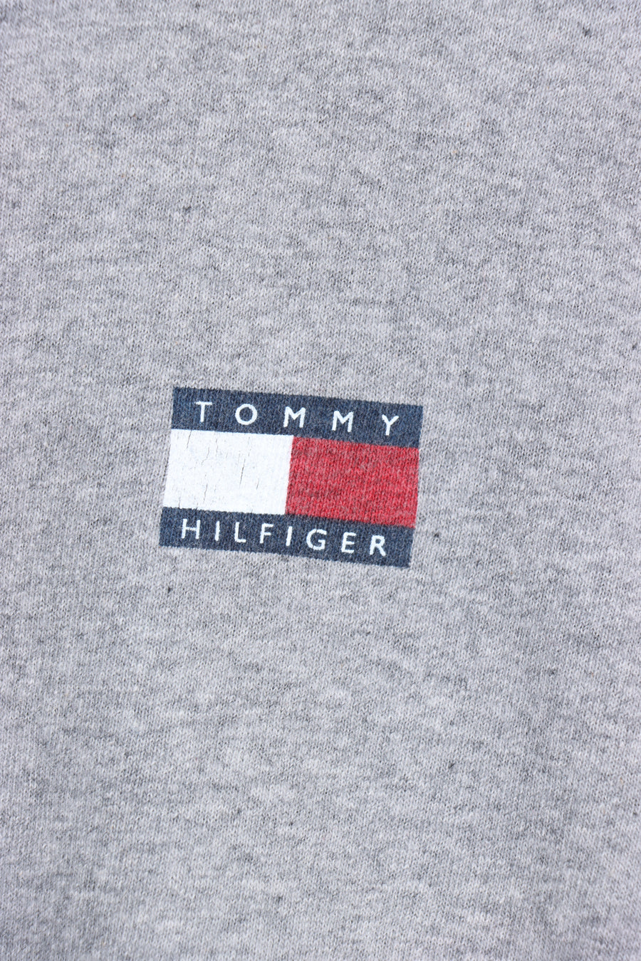 Grey TOMMY HILFIGER USA Made Logo T-Shirt (XL) - Vintage Sole Melbourne