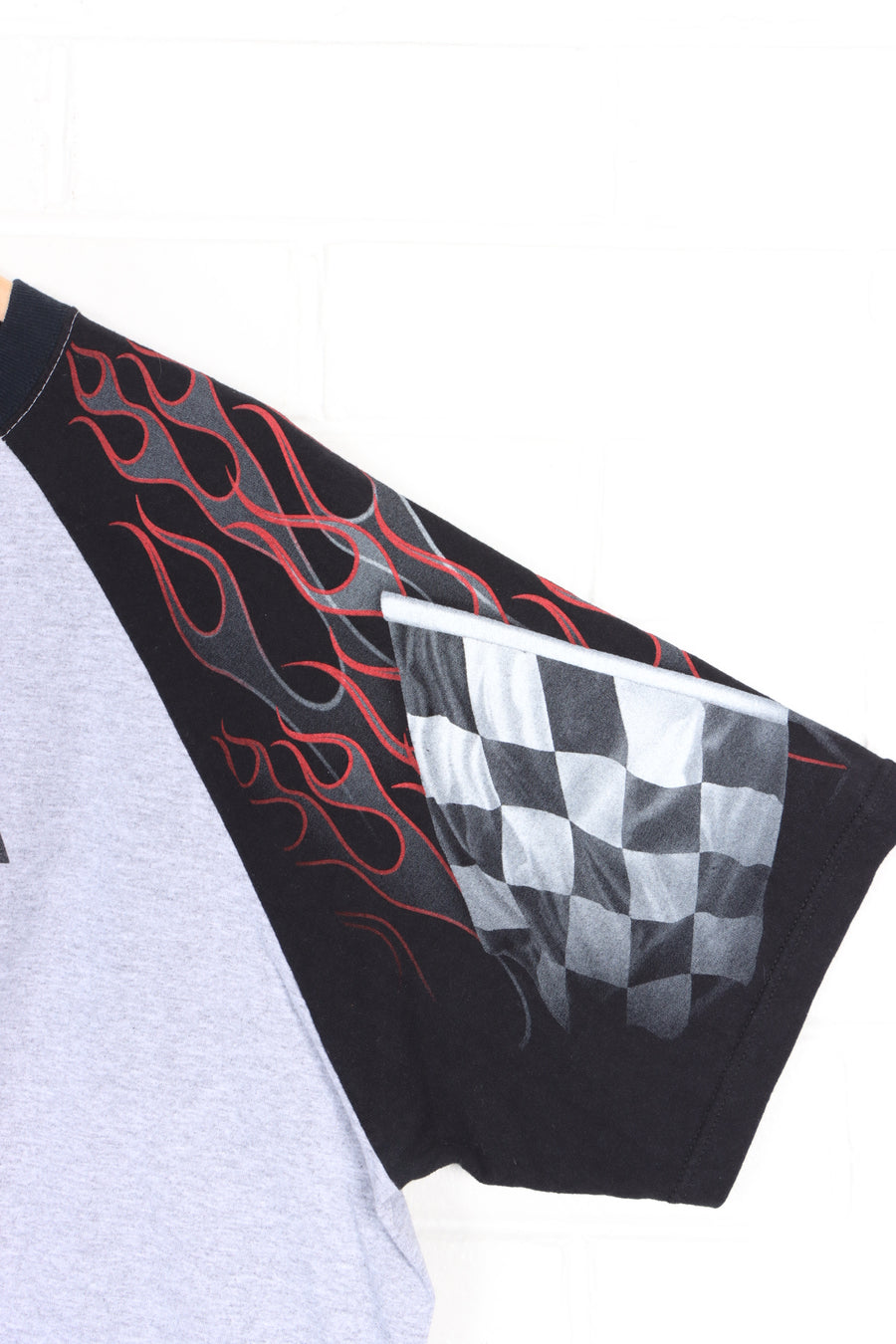 Toyota Racing Printed Sleeves Raglan T-Shirt USA Made (XL)