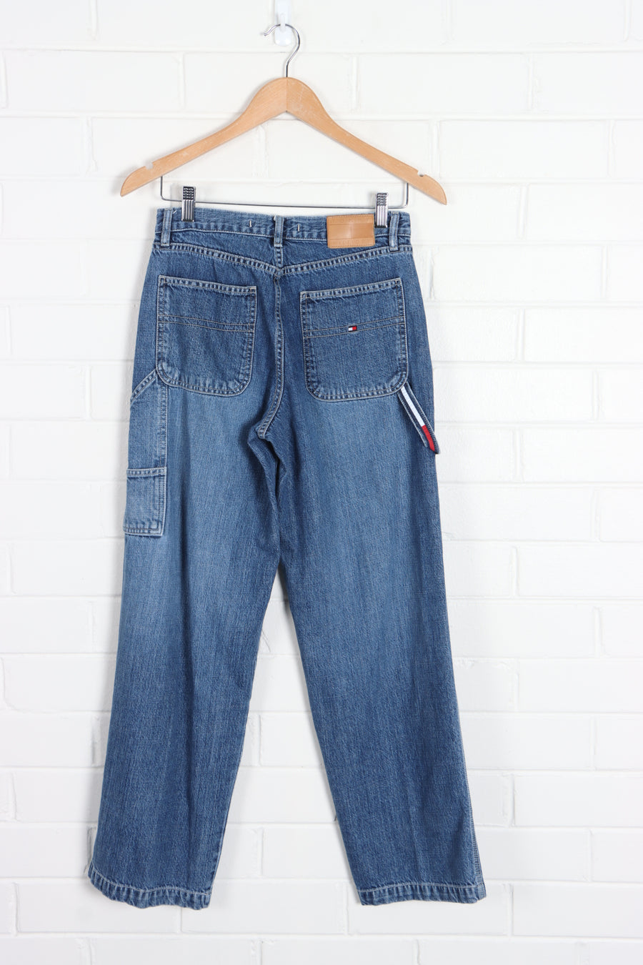 TOMMY HILFIGER Carpenter Sand Blasted Denim Mid Rise Jeans (Women's 6-8) - Vintage Sole Melbourne