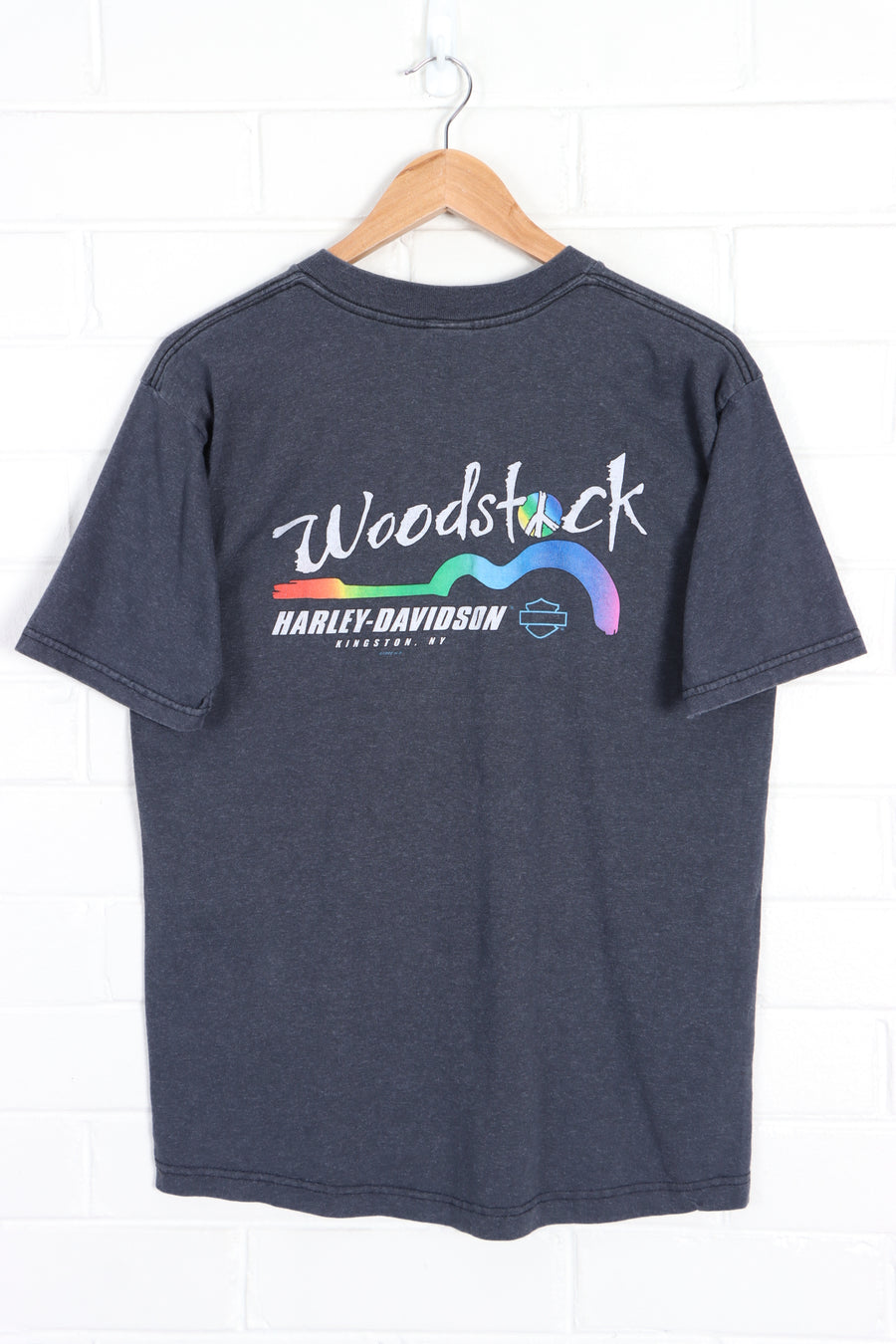 HARLEY DAVIDSON 1999 Woodstock Front Back T-Shirt (M)