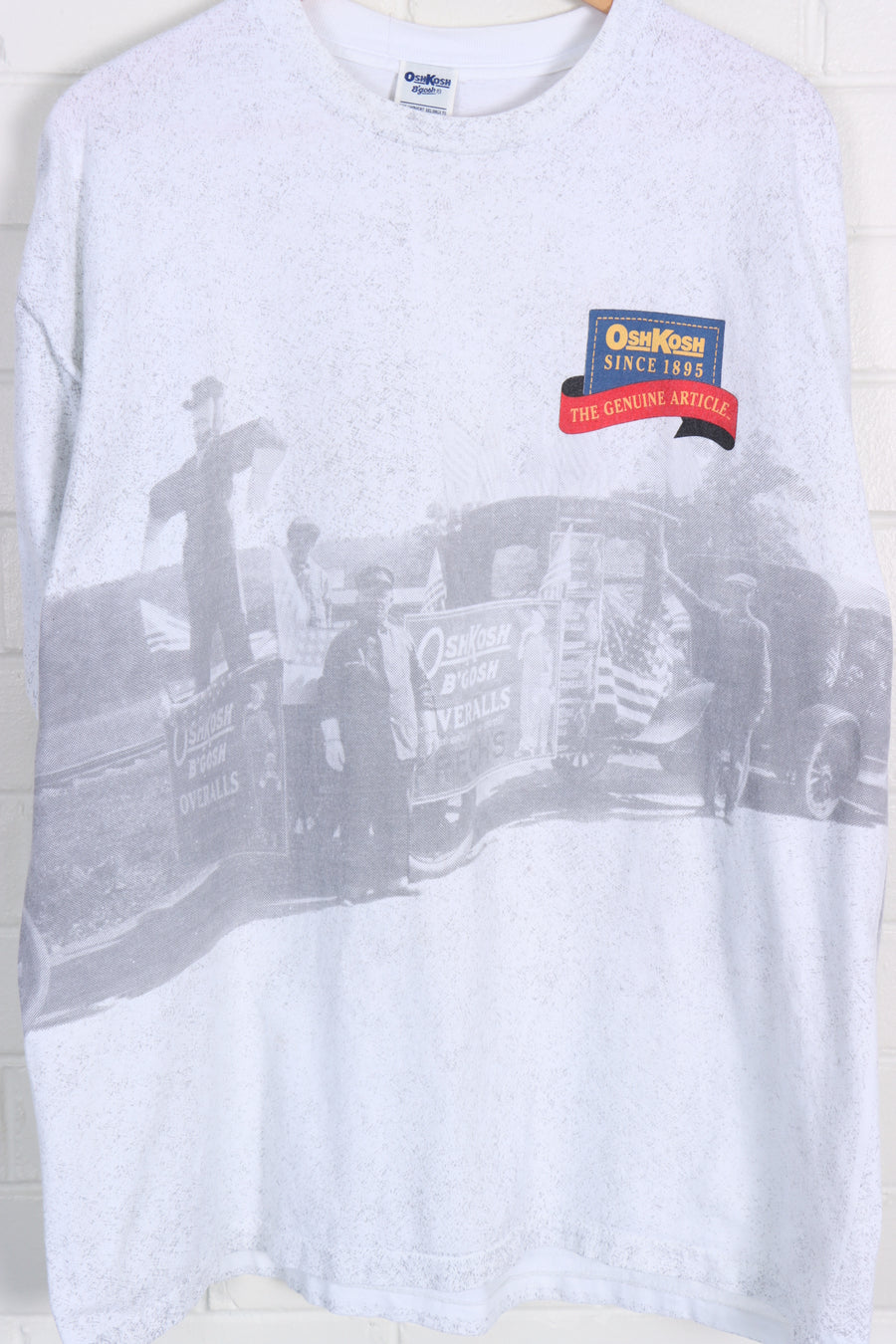 Osh Kosh B'Gosh All Over Print Single Stitch USA Made Tee (XXL) - Vintage Sole Melbourne