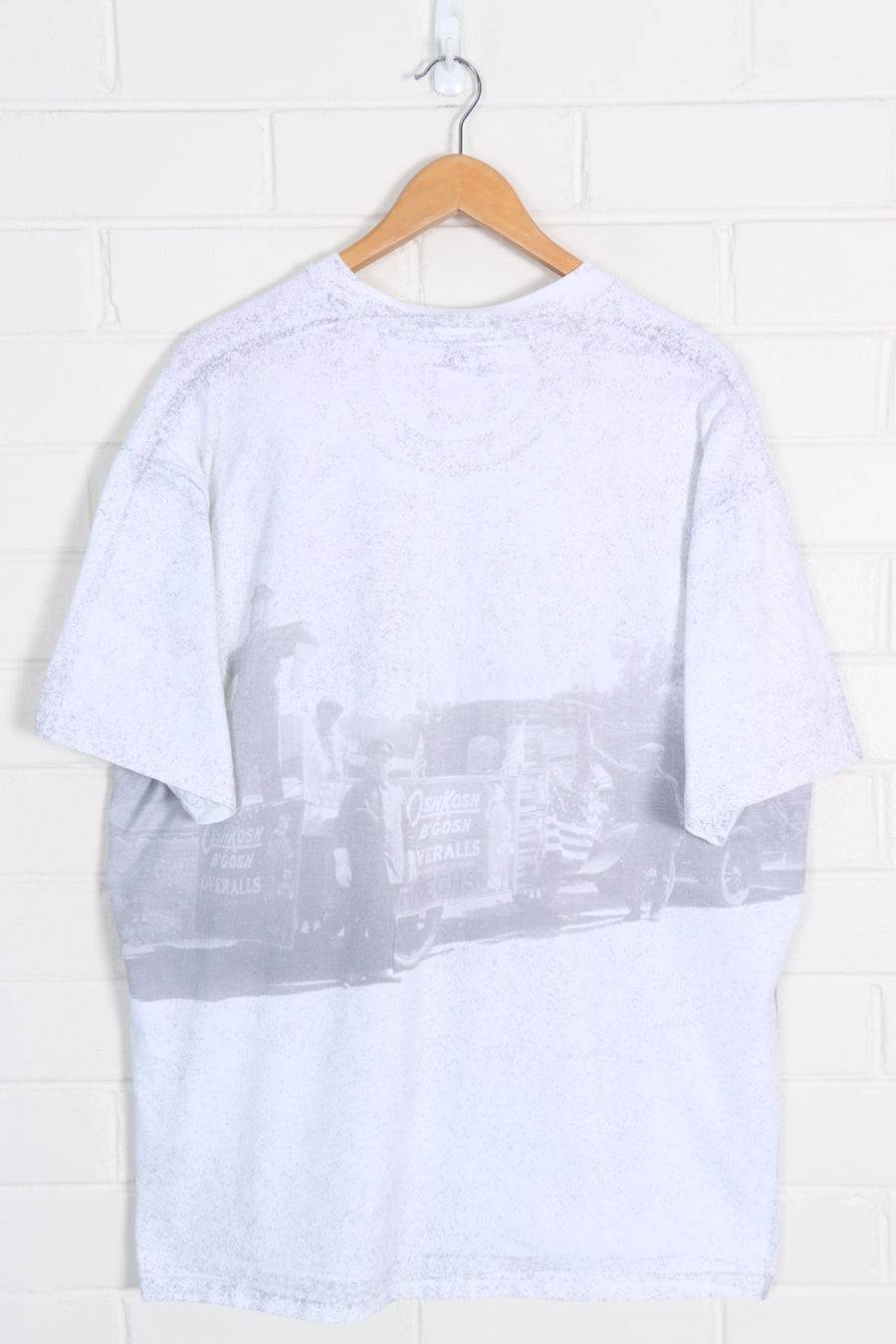 Osh Kosh B'Gosh All Over Print Single Stitch USA Made Tee (XXL) - Vintage Sole Melbourne