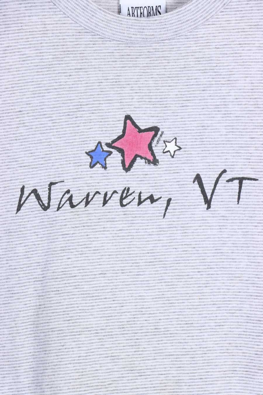 Warren Vermont Striped USA Made Single Stitch Tee USA Made (L)