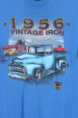 American Truck Collection Single Stitch Blue Cars Single Stitch Tee (M) - Vintage Sole Melbourne