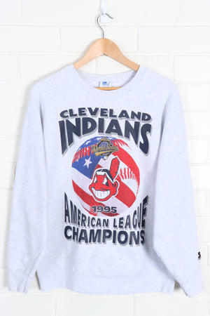 MLB 1995 Cleveland Indians STARTER Sweatshirt (L)