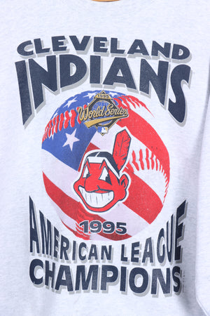 MLB 1995 Cleveland Indians STARTER Sweatshirt (L) - Vintage Sole Melbourne