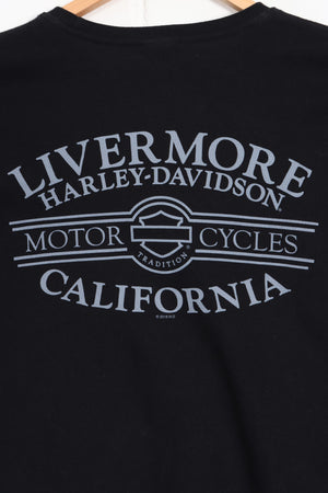 Livermore HARLEY DAVIDSON Front Back Long Sleeve Tee (XL)