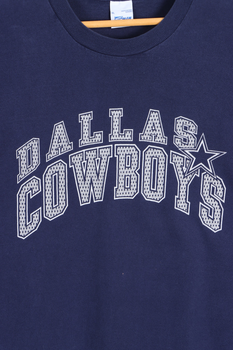 Dallas Cowboys Spell Out Single Stitch T-Shirt USA Made (XL) - Vintage Sole Melbourne