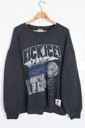 NHL Los Angeles Kings "Kick Ice" NUTMEG Sweatshirt USA Made (XL)
