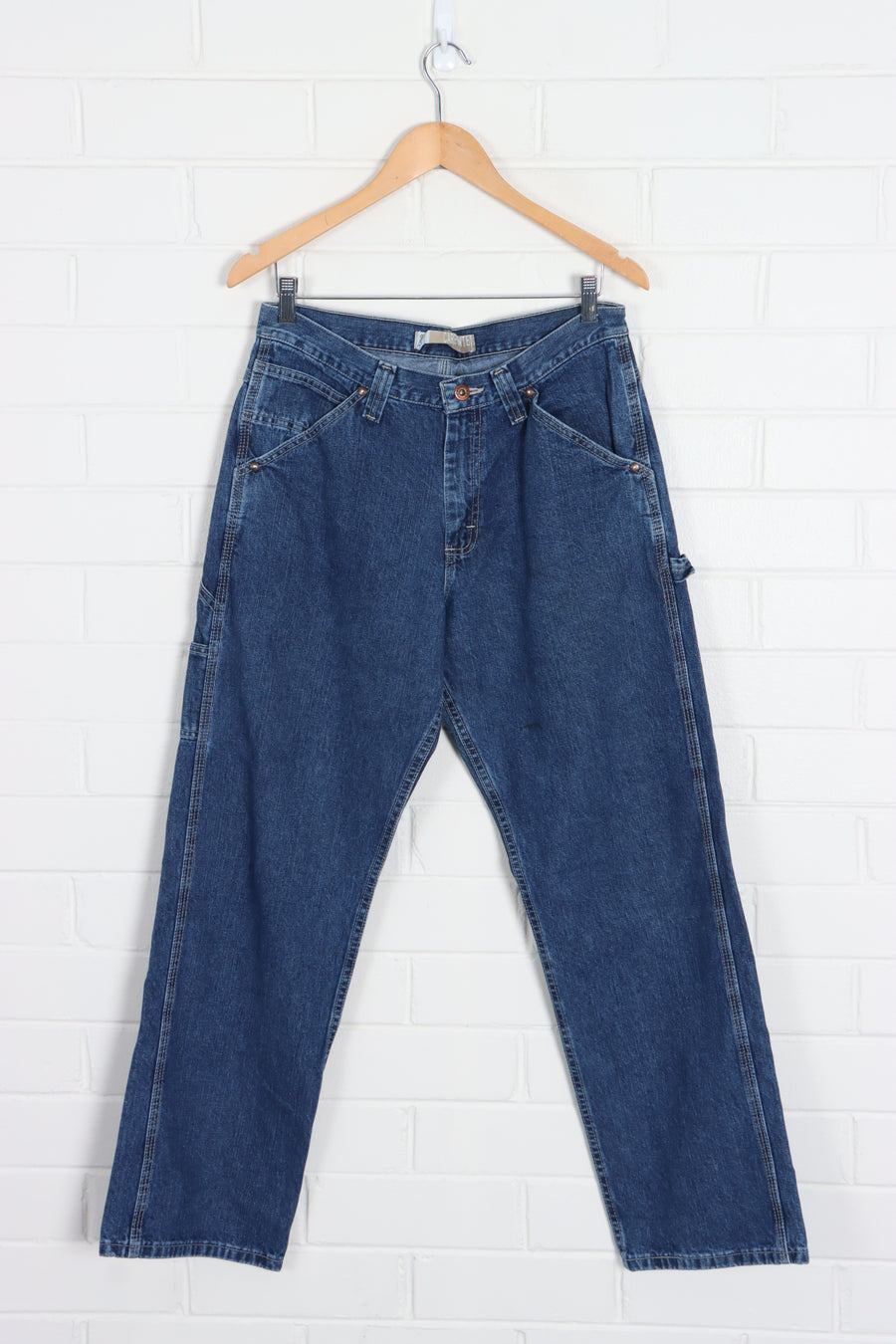 LEE Mid Blue Denim Carpenter Jeans (32 x 30) - Vintage Sole Melbourne