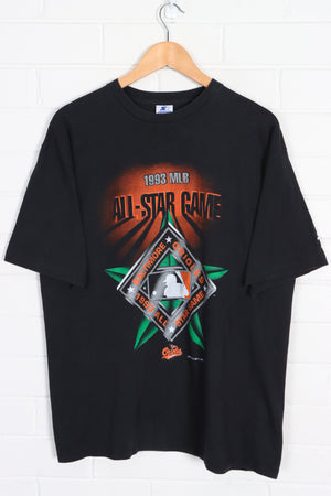 MLB Baltimore Orioles 1993 All Star Game Single Stitch T-Shirt USA Made (L)