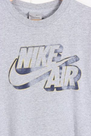 NIKE Air Swoosh Stitched Look Logo Tee (M) - Vintage Sole Melbourne