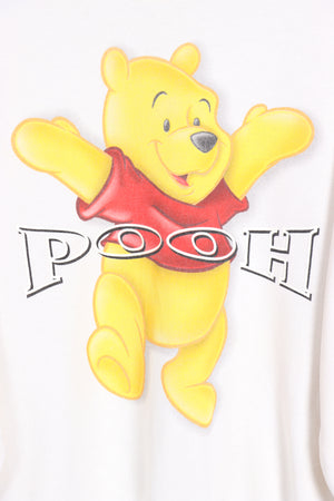DISNEY Happy Winnie The Pooh Disneyland  Sweatshirt USA Made (XL) - Vintage Sole Melbourne