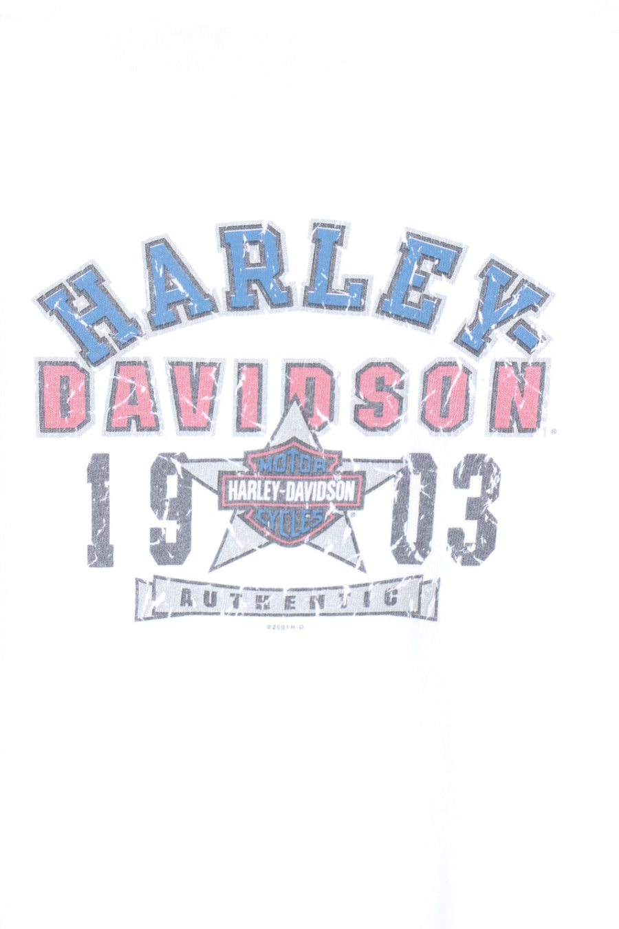 HARLEY DAVIDSON Battlefield Horses Battle Graphic Tee (S) - Vintage Sole Melbourne