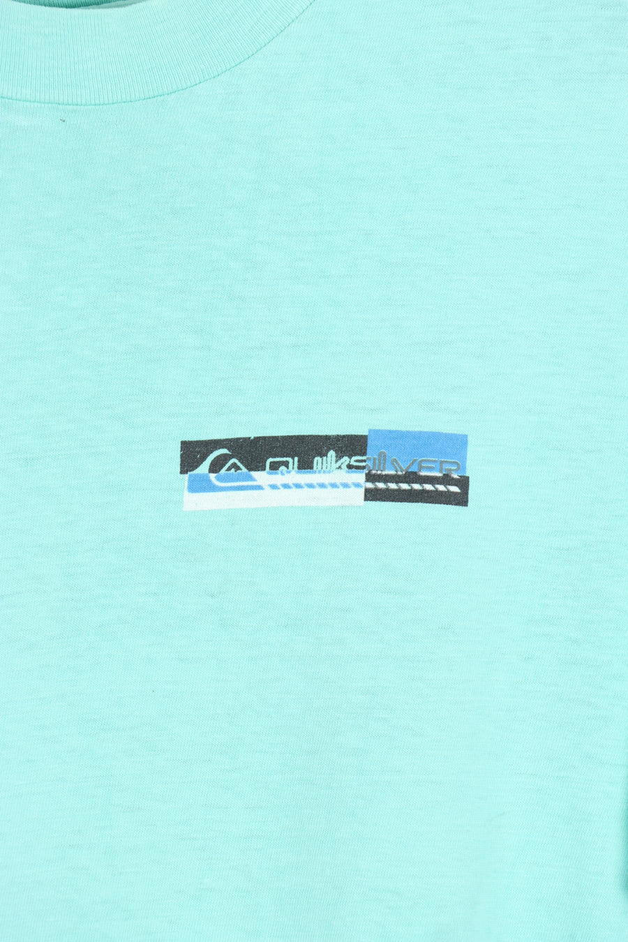 Mint QUIKSILVER Single Stitch Front & Back USA Made Print Tee (S) - Vintage Sole Melbourne