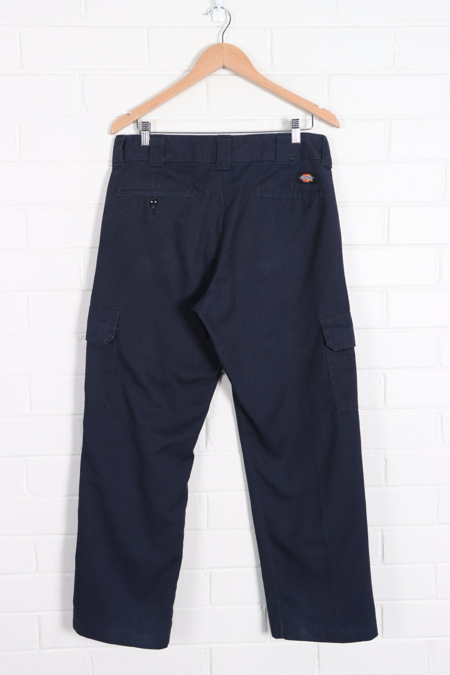 DICKIES Dark Navy Blue 'Relaxed Straight' Workwear Pants (34x30) - Vintage Sole Melbourne