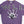Vintage Bowling Strike Puff Print Purple Sweatshirt (M)