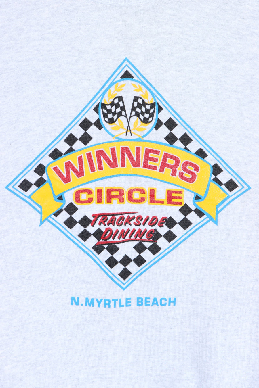 Winner's Circle "Trackside Dining" Myrtle Beach Racing Sweatshirt USA Made (L)