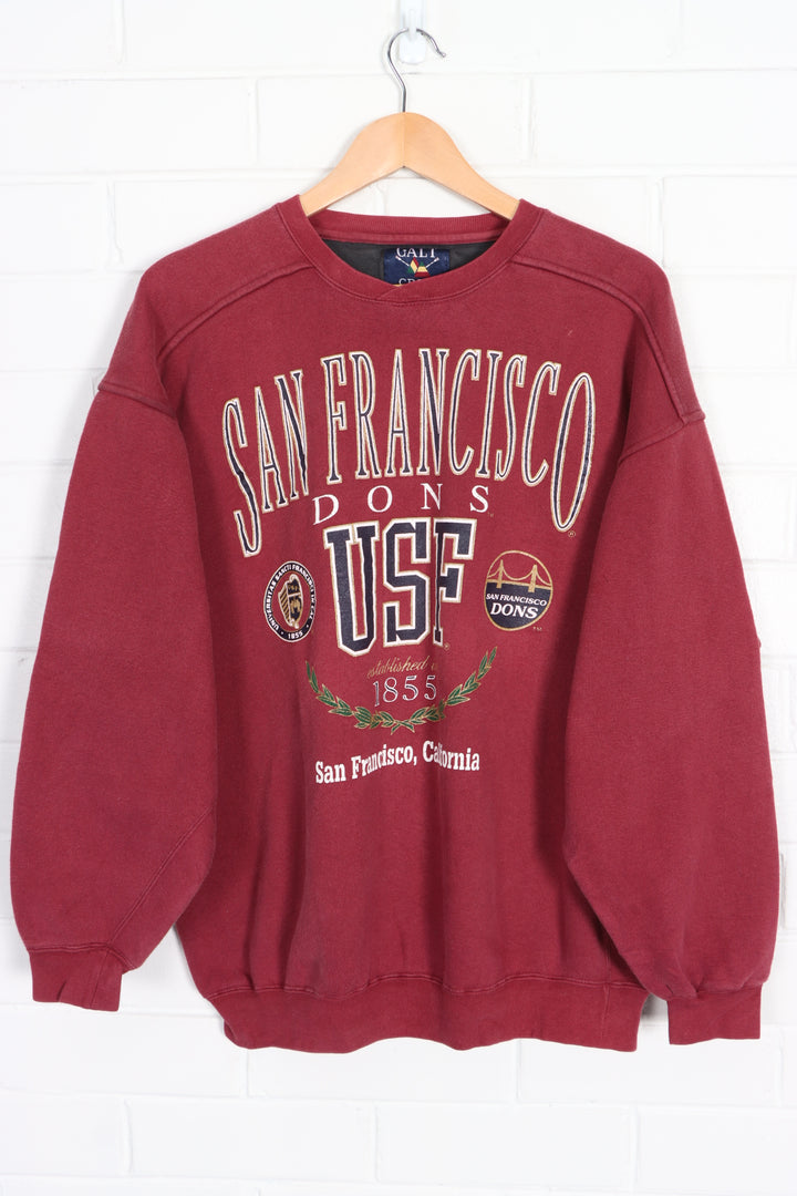University of San Francisco Dons Logos Sweatshirt (L)