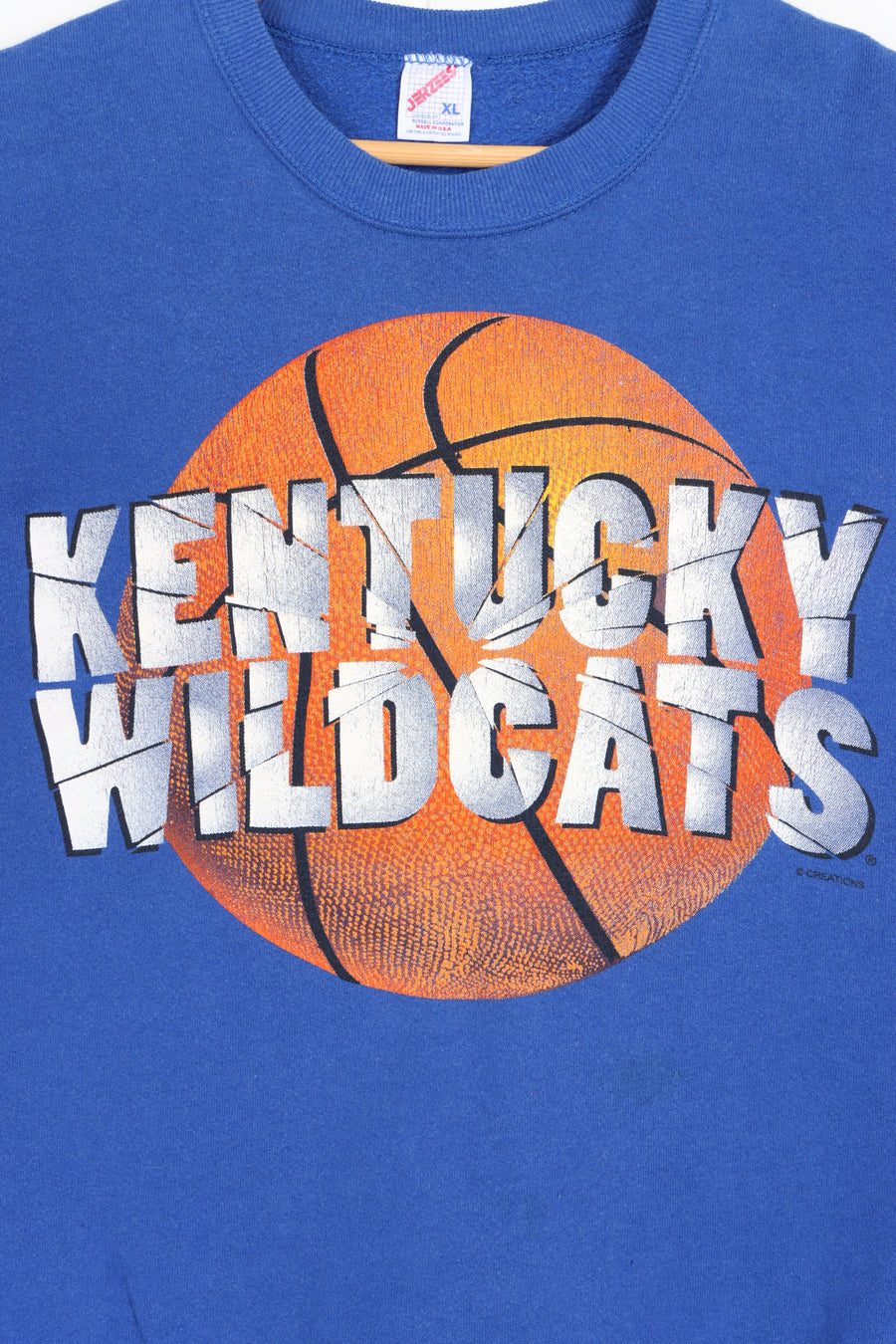 University of Kentucky Wildcats Basketball Blue Sweatshirt USA Made (L) - Vintage Sole Melbourne