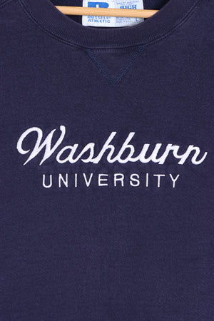 Washburn University Embroidered RUSSELL ATHLETIC Sweatshirt USA Made (L)