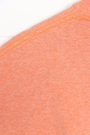 NIKE Athletic Shield Logo Orange T-Shirt (XXL)
