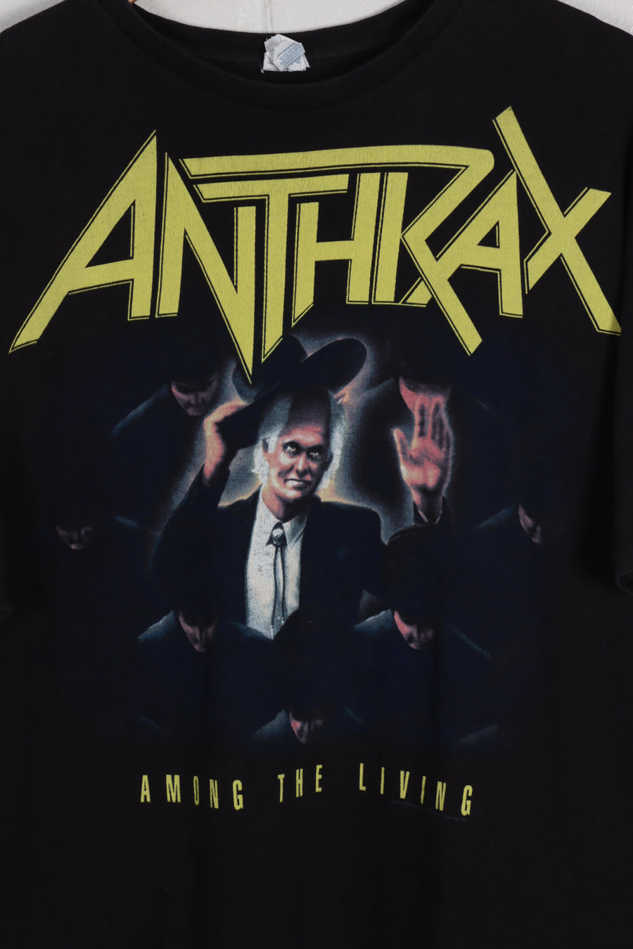 Anthrax Among The Living 'Follow Me or Die!' Tour Front & Back Band Tee (XL)