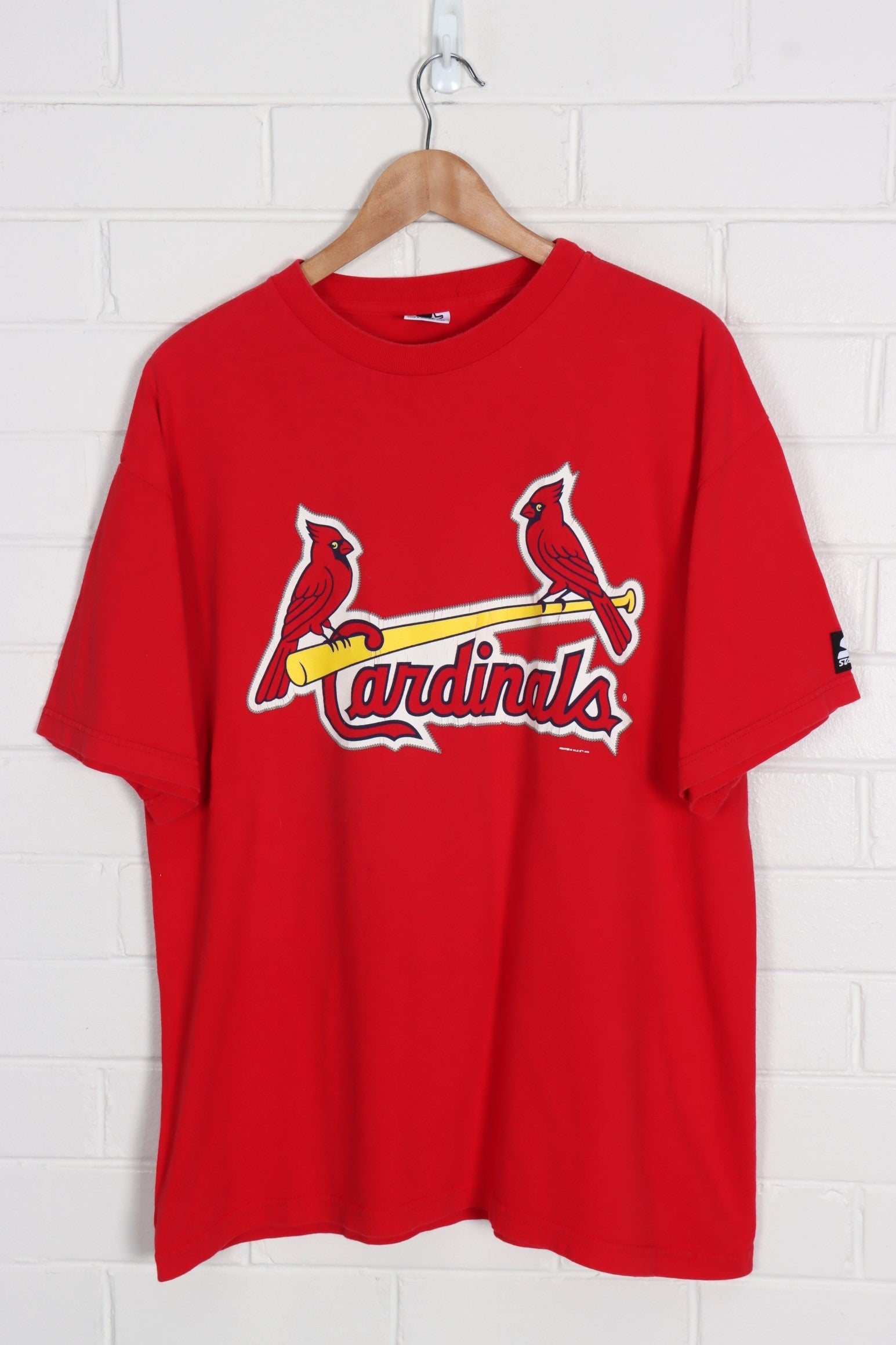 Vintage 1998 STARTER Cardinals NBL Baseball McGwire USA Made Tee (L) - Vintage Sole Melbourne