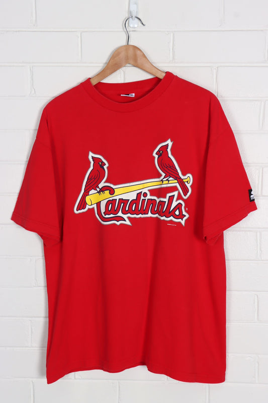 Vintage 1998 STARTER Cardinals NBL Baseball McGwire USA Made Tee (L) - Vintage Sole Melbourne
