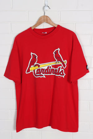 Vintage 1998 STARTER Cardinals NBL Baseball McGwire USA Made Tee (L)