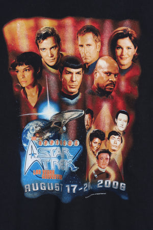 Star Trek Official Las Vegas Convention Front & Back T-Shirt (M-L)